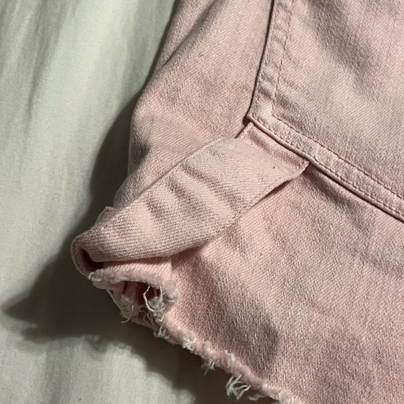 Chic Pink Carpenter Shorts - Picture 4 of 8